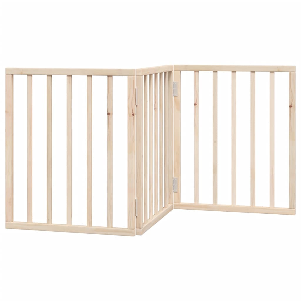 Vidaxl Składana Bramka Zabezpieczająca Dla Psa, 3 Panele, 150 Cm