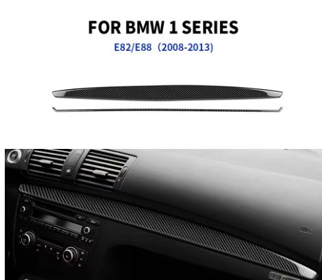 Наклейка для BMW 1 серии E82 E88 2008-2013, аксессуары из углеродного волокна, автомобильная автоматическая специальная внутренняя отделка, наклейка, Стайлинг