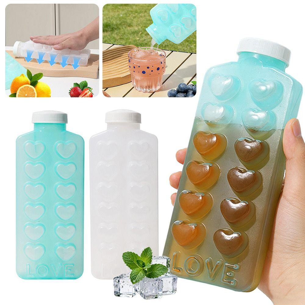 Multifunctional Ice Cube Mold Love Heart Ice Cube Box New Press Ice Cube Tray