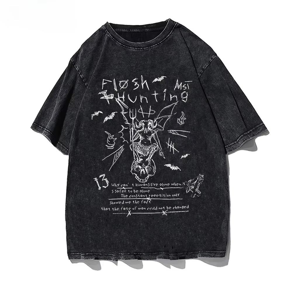 Мужская и женская футболка из хлопка оверсайз свободного кроя с круглым вырезом, модная новинка летних футболок