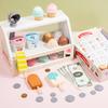 Children'S Simulation Play House Ice Cream Ice Cream Sale Store Commissary Checkout Page Role Play Wooden Toy