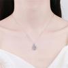D Color 5*7MM 1CT  Emeralds Radiant Cut Moissanite Necklace Pendant For Women S925 Silver Diamond Neck Chain Fine Jewelry