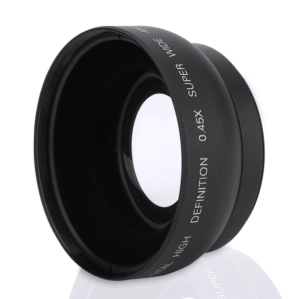 52mm 0.45X Wide Angle Universal Conversion Macro Lens for DSLRS and Digital Cameras