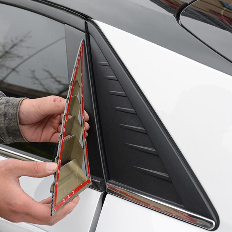 For Hyundai Seventh Generation Elantra 2025 Rear Window Shutter Cover Trim Sticker Car Triangle Air Outlet Exterior Stickers