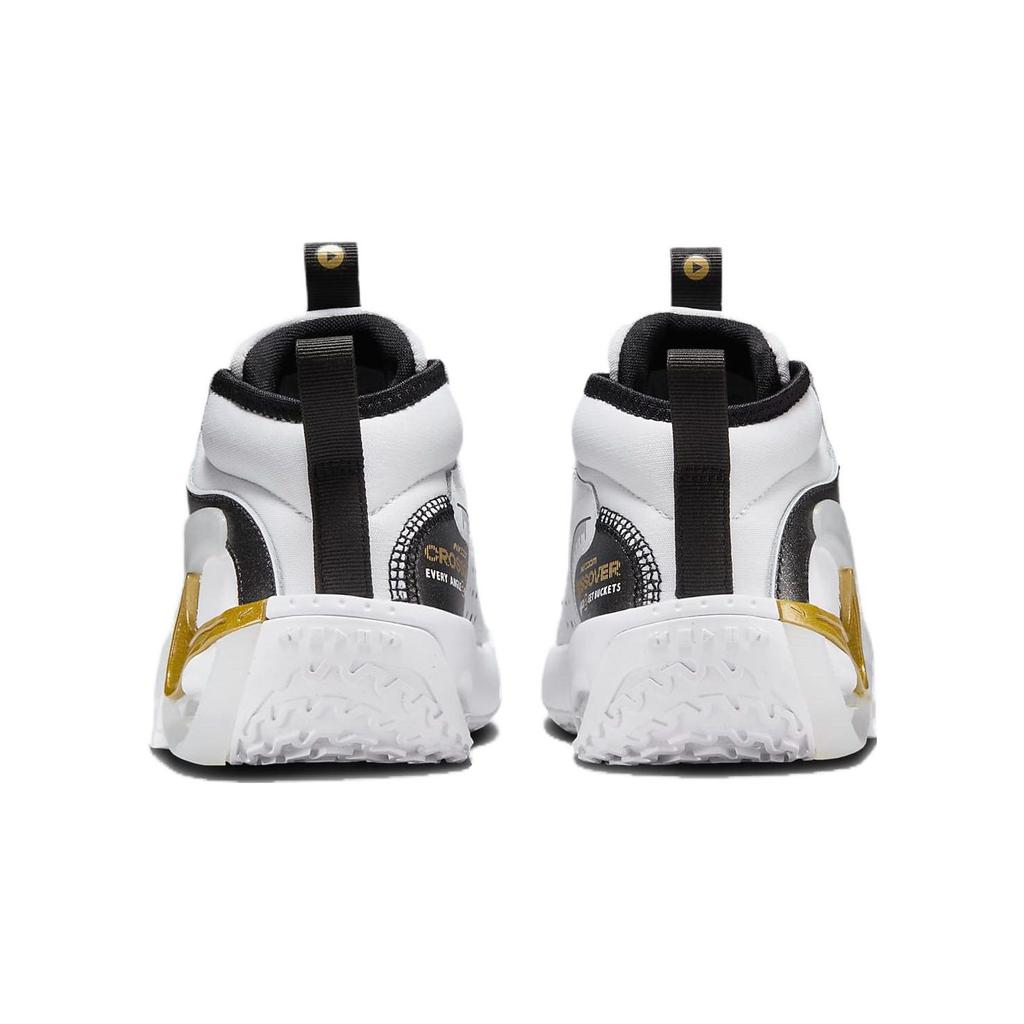 Nike Детские кроссовки Air Zoom Crossover 2 GS White Metallic Gold Black Tint FB2689-100