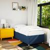 Bed Frame without Mattress Blue 31.5 x 78.7 in (80 x 200 cm) Fabric