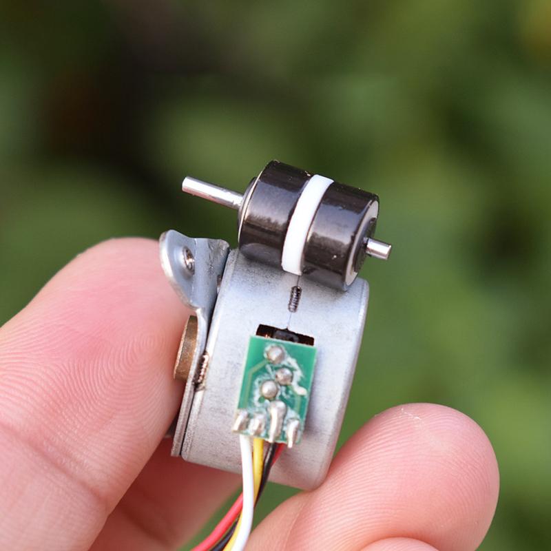 1 Piece Micro 2-Phase 4-Wire Stepping Motor Mini 20Mm Round Stepper Motor 15 Degree 15 Teeth Copper Gear Diy Printer