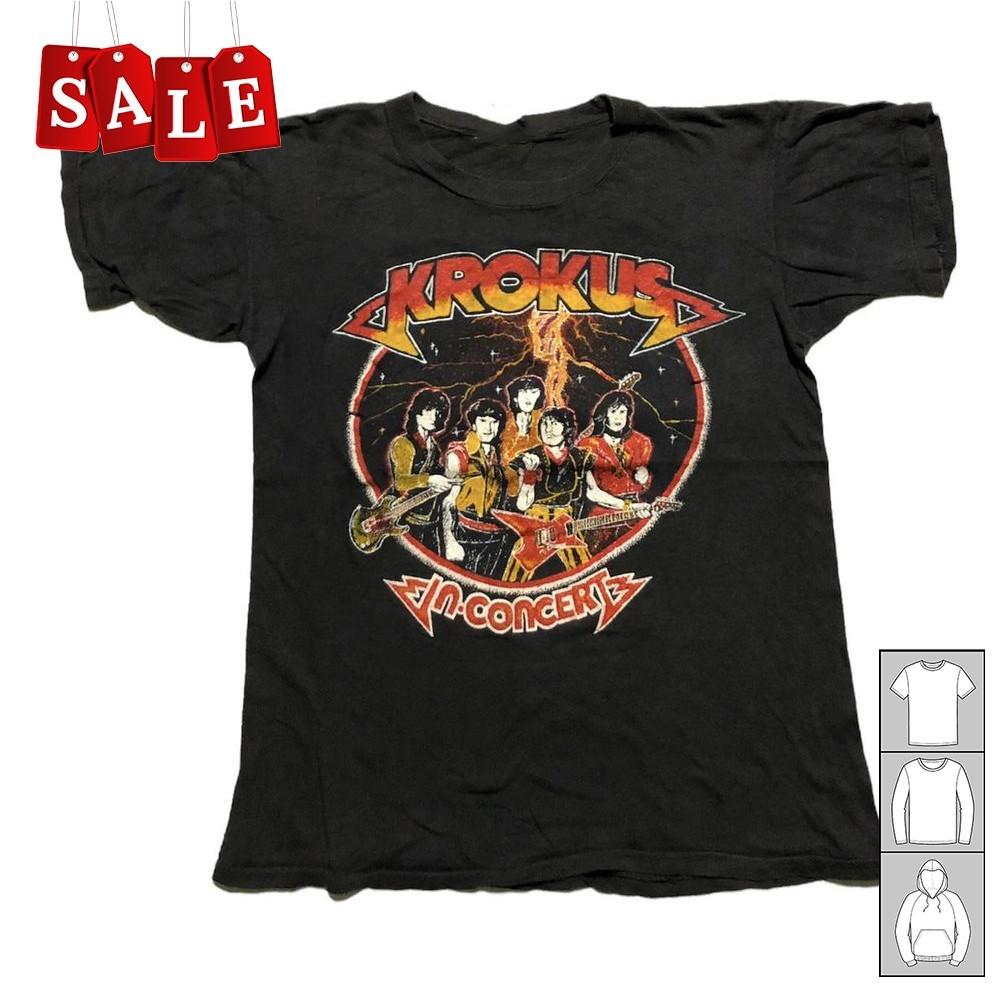 New Krokus Rock Band in concert Gift For Fans Unisex S-5XL Shirt SS611