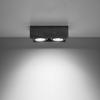 Quatro 2 concrete ceiling lamp