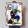 My Hero Academia Tinplate Posters Custom Wall Art Vintage Metal Signs Retro Tin Plaque for Home and Decoration Gaming Desk Decor