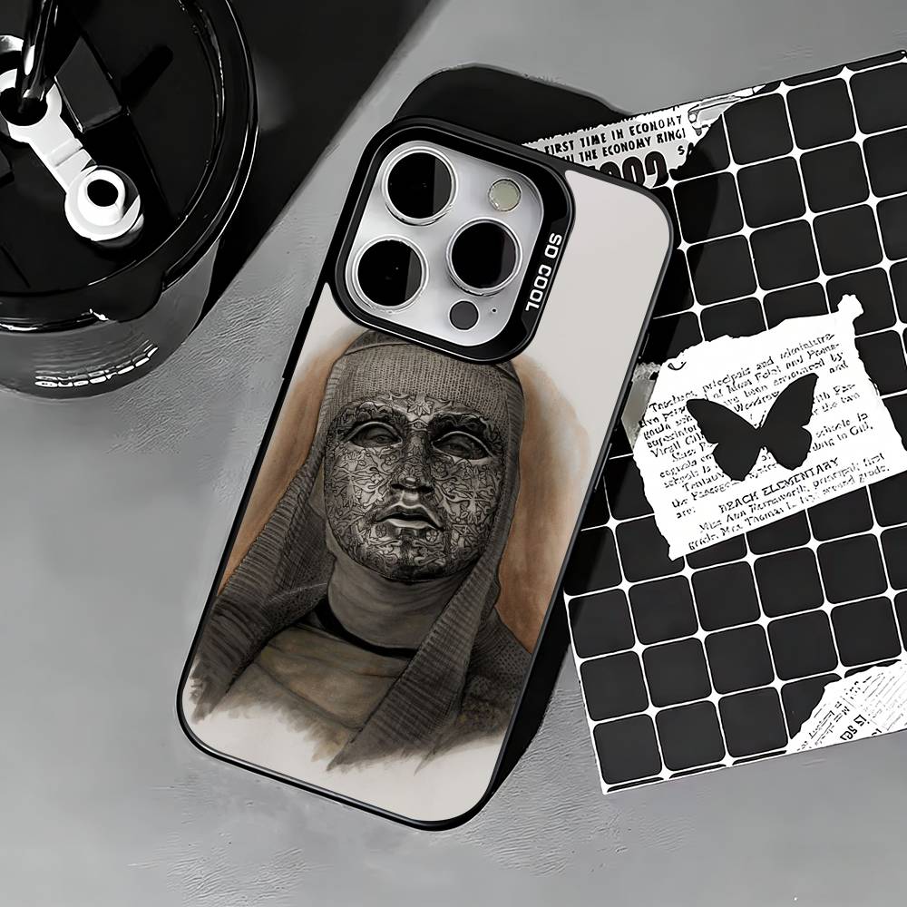 Крутой чехол для телефона с изображением Балдуина IV Иерусалимского для iPhone 17,16,15,14,13,12,11 Plus,Pro Max,XS,Цветной серебристый чехол для телефона