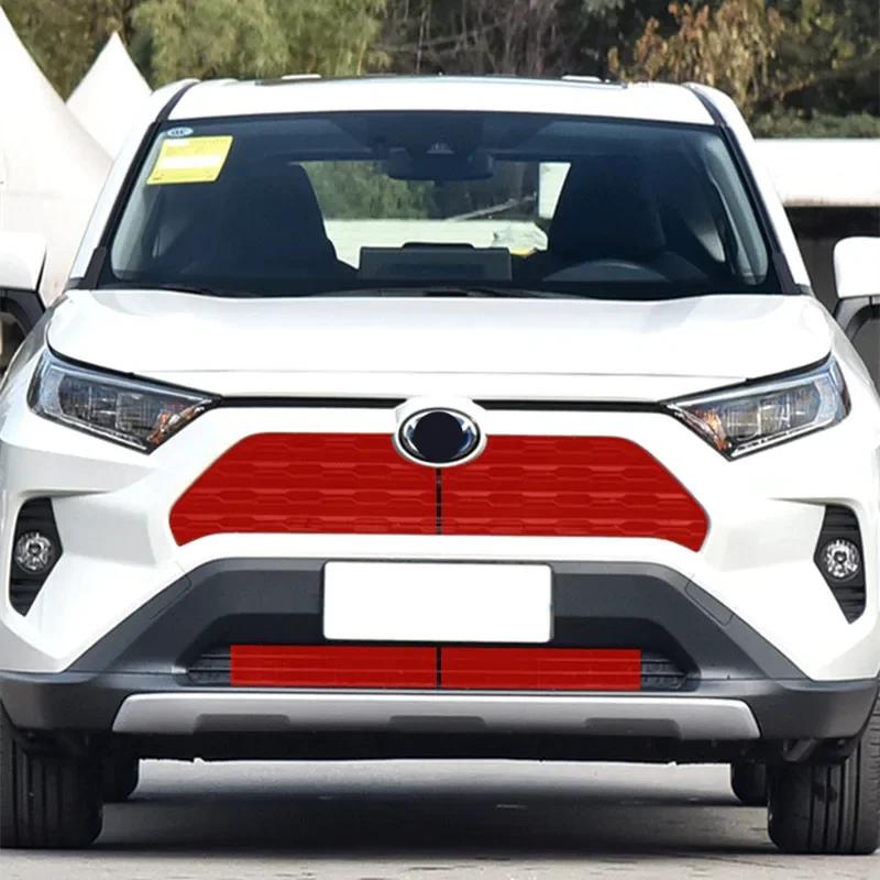 Для Toyota RAV4 RAV-4 XA50 2019 2020 Аксессуары Передняя решетка Сетка для защиты от насекомых Вставка Сетка Декоративная защита Чехлы Отделка
