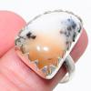 Dendrite Opal Gemstone 925 Sterling Silver Jewelry Ring Size 8.5 t0O46