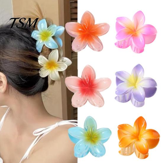 Sweet Hair Accessory Flower Shape Claw Candy Color Clip Shower High-end Back Head Decorative Fixing Sophisticated