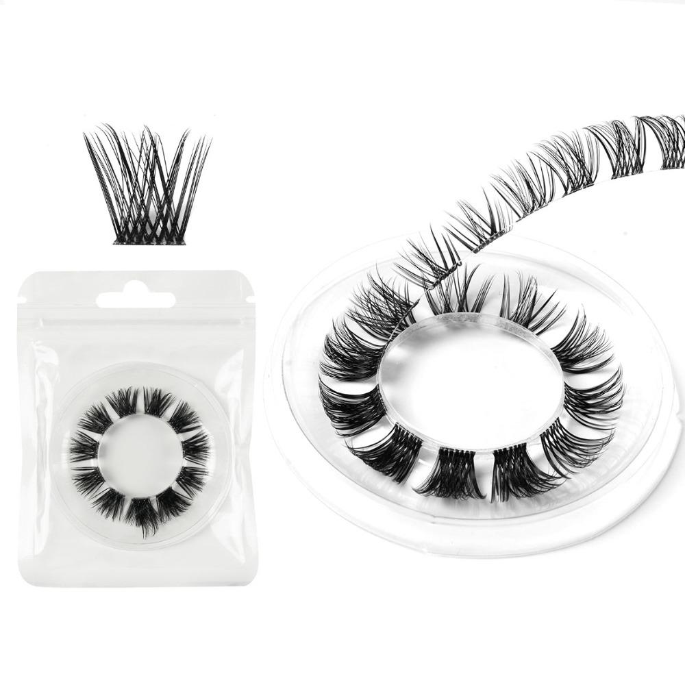 Mink-like Hair Fluffy False Eyelashes Eye Elongated 3D Eye Lashes Segmented Eye Eyelashes Ladies