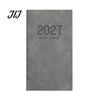 2027 Pocket Planner A6 Weekly Planner, 365 Day English Schedule Notebook Gift for Students Professionals with Ribbon Bookmark, Portable Efficiency
