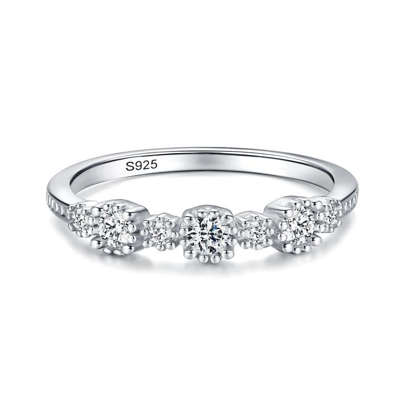 Ada Jewelry 925 Silber Schmuck Luxury Zircons Real Sterling Silver 925 Rings for Women