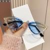Солнцезащитные очки Персонализированные солнцезащитные очки с маленькой оправой Линзы Diamond Оправа без оправы Cat Оправа Вогнутая форма