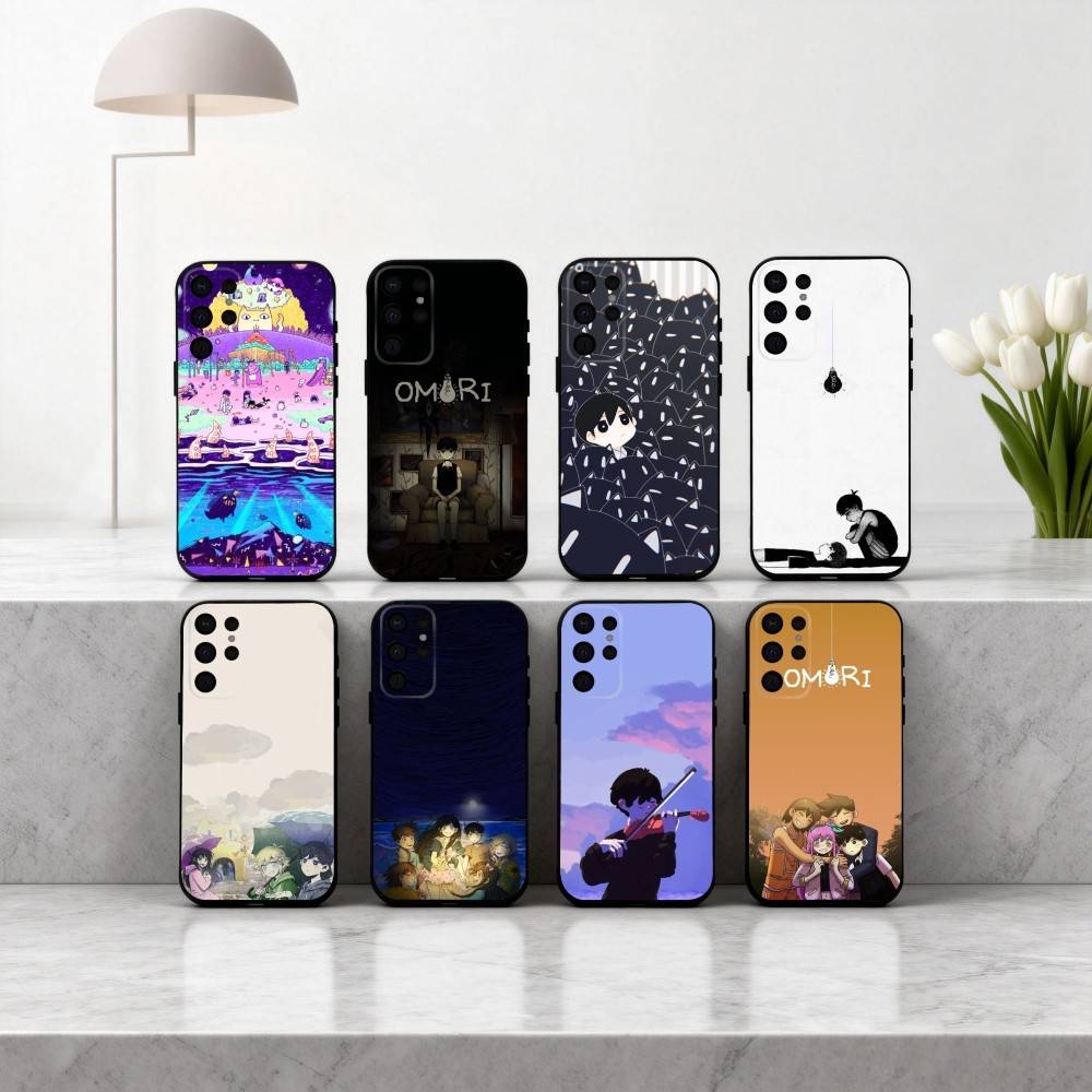 Чехол для телефона G-Game O-Omori-L Для Samsung S25, S24, S21, S22, S23, S30, Ultra, S20, Plus, Другие Мягкий Черный Чехол