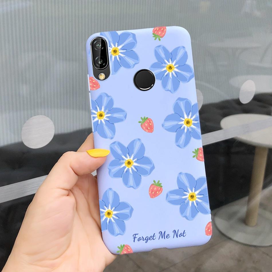 Чехол для Huawei P20 Lite Nova 3e ANE-LX1 ANE-LX2 Милый Мультяшный Конфетный Цвет Силиконовые Чехлы для Телефона Для Huawei P20lite Мягкая TPU Обложка