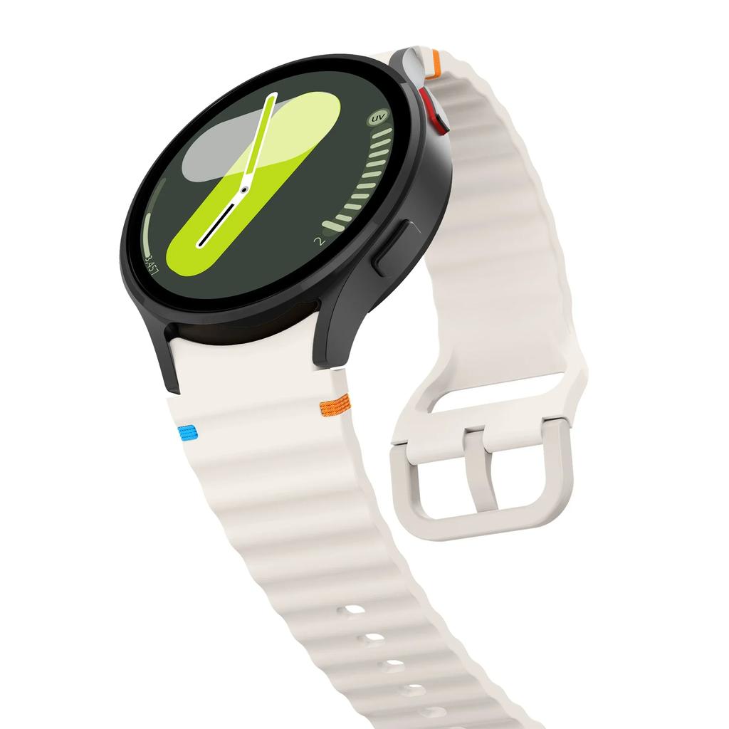 Оригинальный силиконовый ремешок для Samsung Galaxy Watch 7 FE 6 4 Classic 5 pro 44 мм 40 мм 43 мм 47 мм 45 мм браслет Galaxy Watch6 7 ремешок