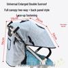 Universal Baby Stroller Sunshade Canopy with Pockets