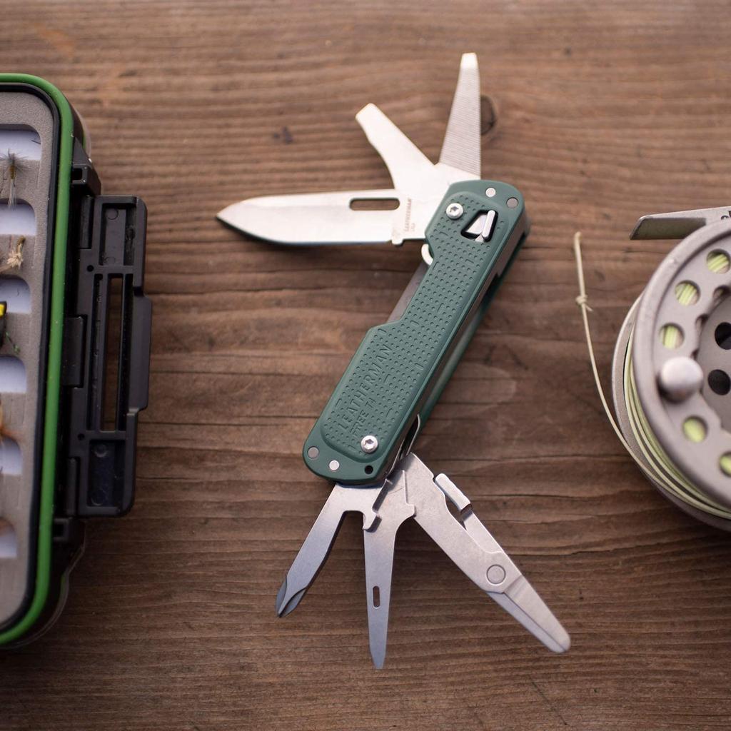 LEATHERMAN Multi Tool FREE T4 Японская гарантия 25 лет [Оригинальный продукт] [Evergreen]