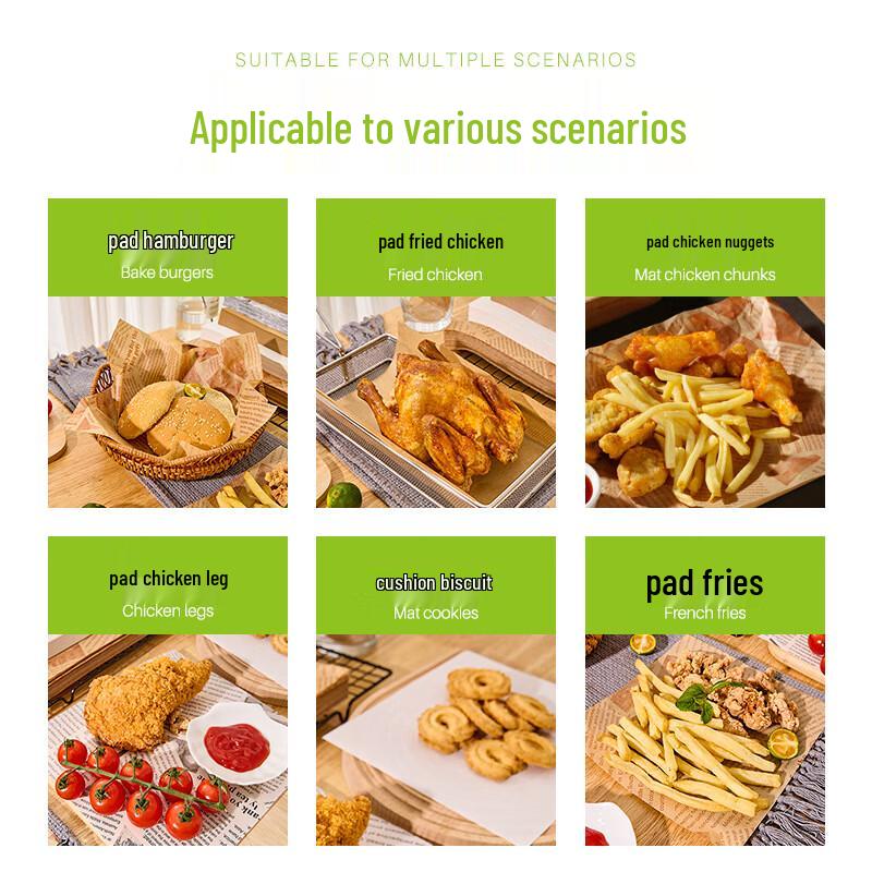 Zhongji White Greaseproof Food Paper Sheets