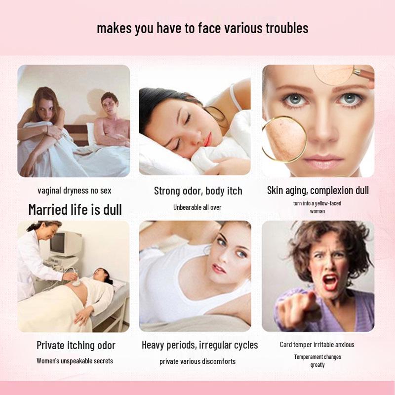 Таблетки Shunai Mei для послеродового вагинального очищения - Антибактериальные гинекологические круглые таблетки для интимного ухода и очищения матки