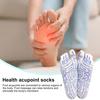 1 комплект массажных носков до середины икры с массажной палочкой Serenity Steps, разборчивые акупунктурные точки ног, эластичный массаж с принтом для улучшения кровообращения