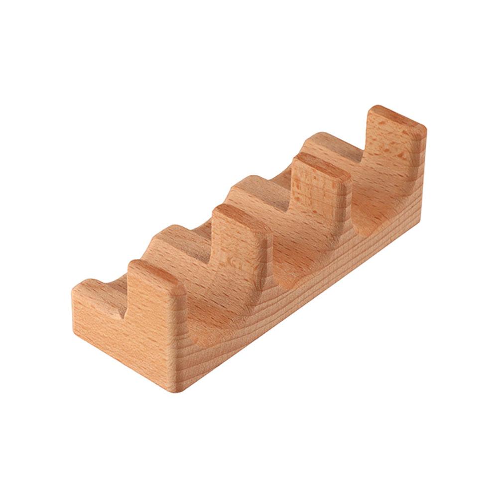 Japanese Style Wooden Sushi Rack 1/2/3/4/5 Slots Sushi Maker Holder Sushi Serving Tray Store