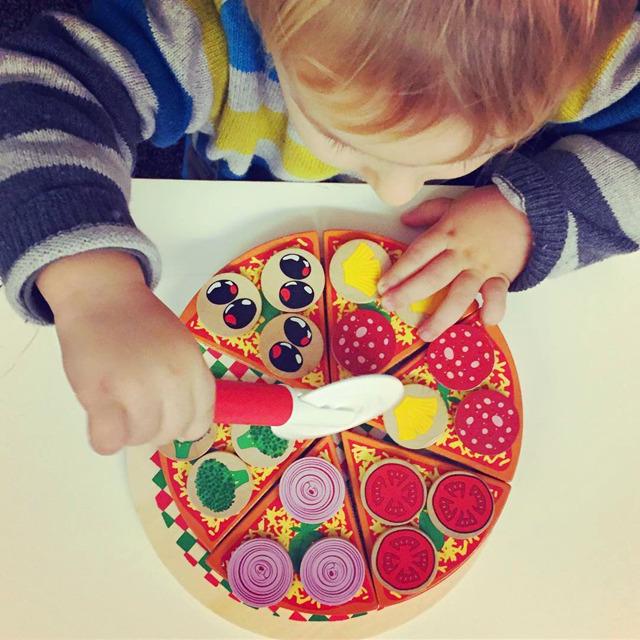 Деревянный игровой кухонный набор: Имитация овощей, грибы шиитаке и игрушка для резки пиццы