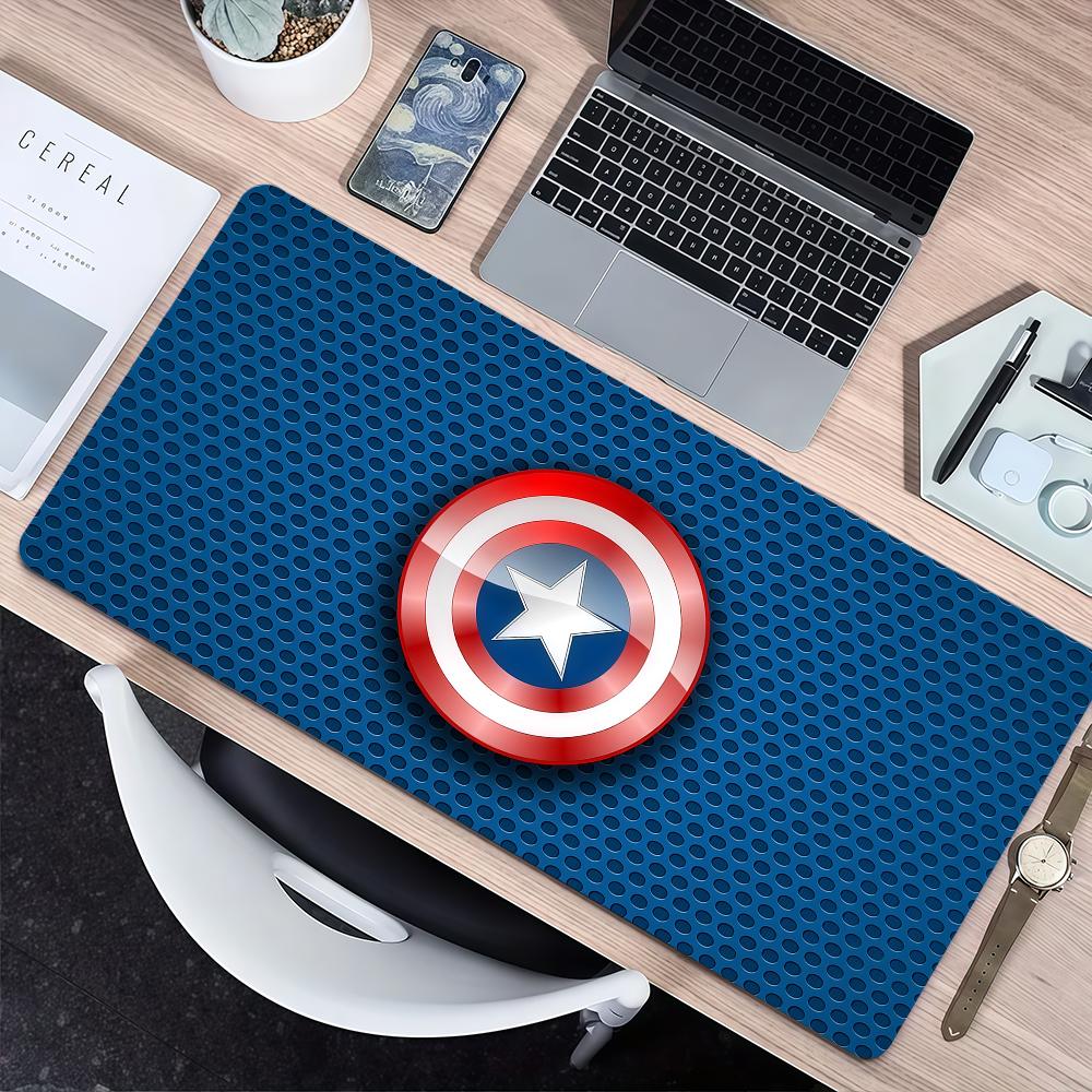 movie cool art CCaptain AAmerica ML Mouse Pad Nonslip Lockedge Thickened Desktop MousePad Large Comfort Gaming Office Student