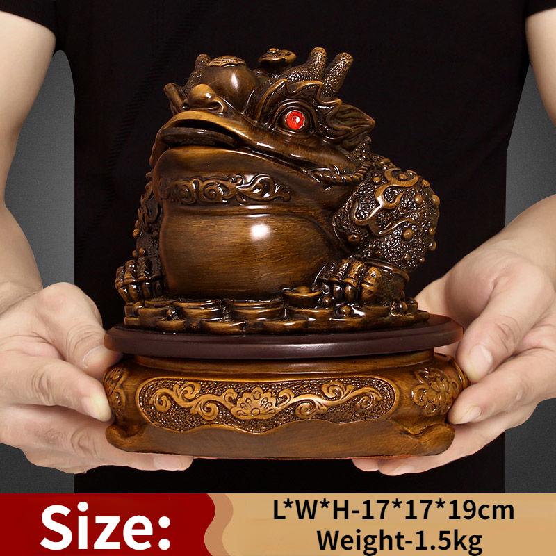 Украшение в виде золотой жабы Чжаоцай, трехногая золотая цикада, украшения, подарок на открытие магазина, украшение для офиса, гостиной