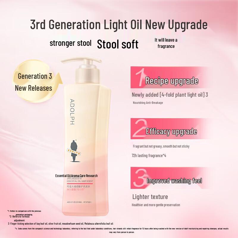 Adolph Moisturizing & Anti-Dandruff Essential Oil Shampoo