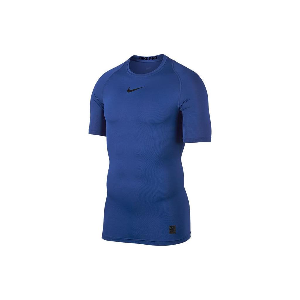Nike Мужская футболка Pro Dri-FIT Training с коротким рукавом, синяя 838092-480