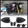 Для Triumph Trident660 Street Triple 675 765 Scrambler 900 Зеркало заднего вида на конец руля Зеркало руля CNC Аксессуар для мотоцикла