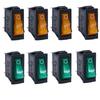 8/10Pcs Rocker Switch Toggle AC 20A/125V 15A/250V SPST 3 Pins 2 Position ON/Off LED Light Illuminated Boat Switch Switches Seat 3