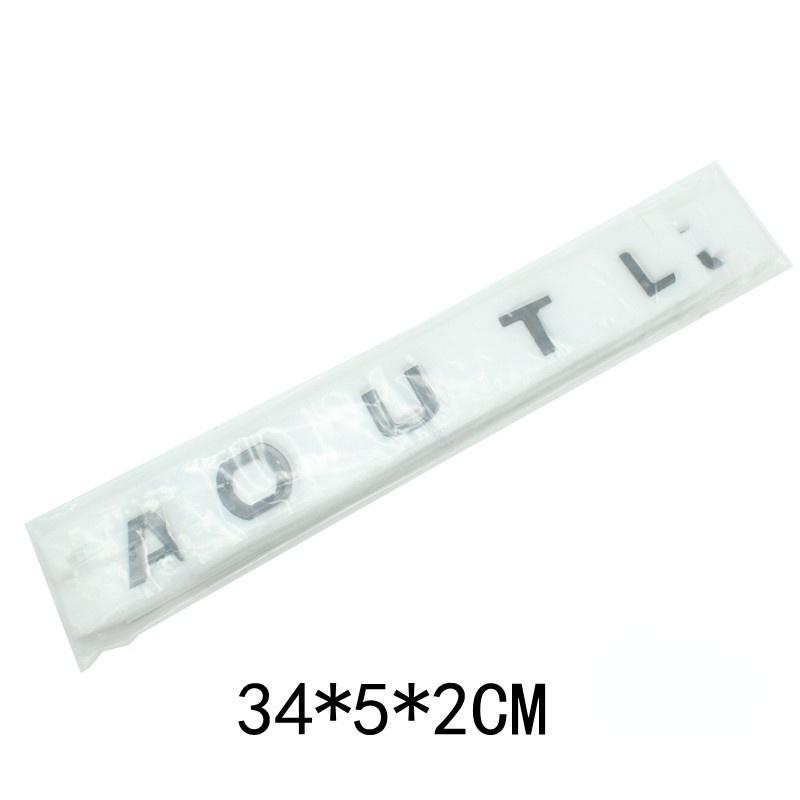 Fit For Outlander Original ABS Chrome Car 3D Letters Hood Emblem Logo Badge Car Stickers Styling Car Decal Accessories