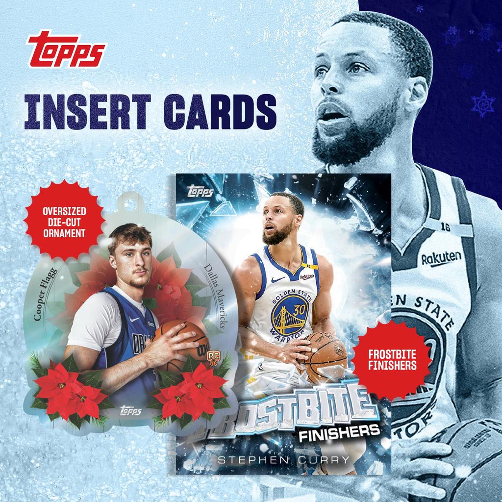 2025 Topps Holiday Basketball Factory Seal Mega Box - -