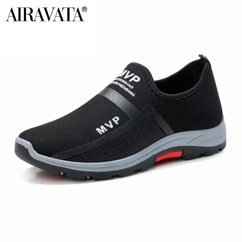 Men Shoes Breathable Slip On Walking Sneakers Non-Slip Casual Shoes Man Fashion Loafers Size 38-46