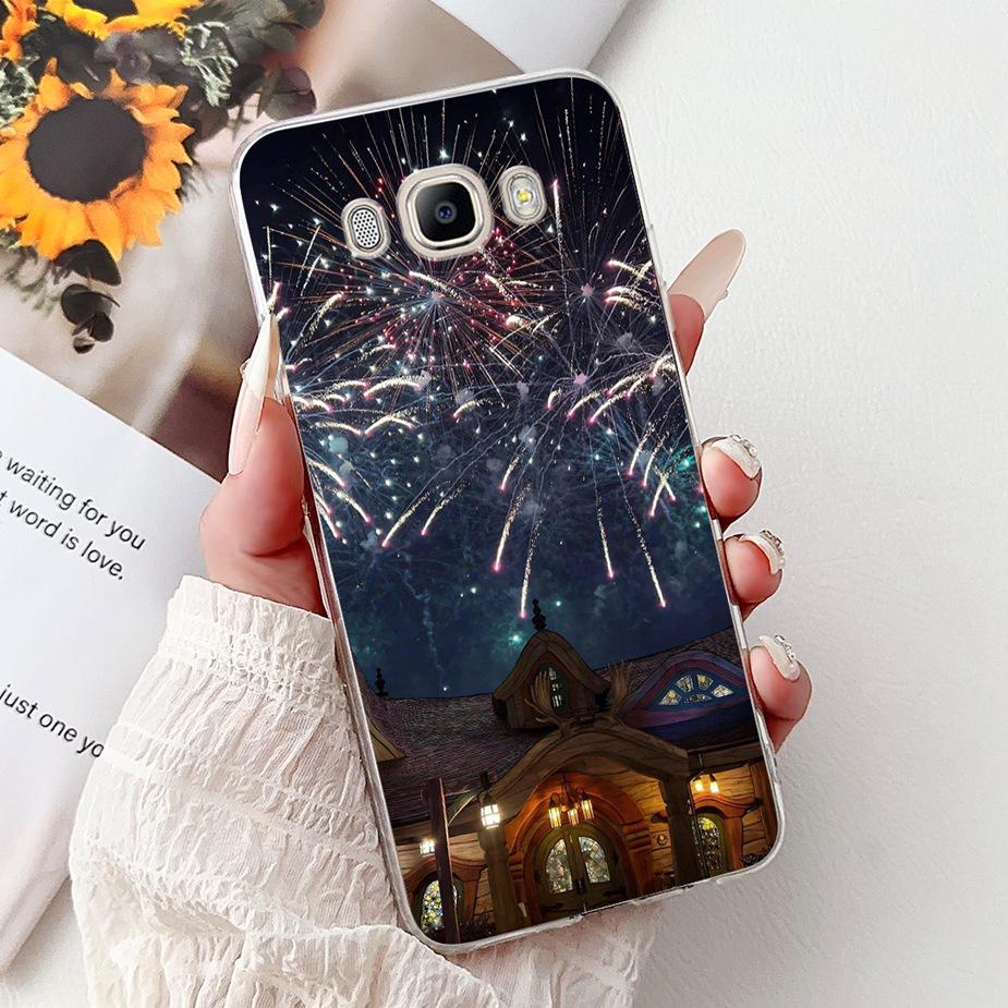 Чехол для Samsung Galaxy J5 2016 SM-J510F Новый Роскошный Расписной Чехол Мягкий Силиконовый Чехол для Телефона Для Samsung J3 J5 J7 2016 Fundas Capa
