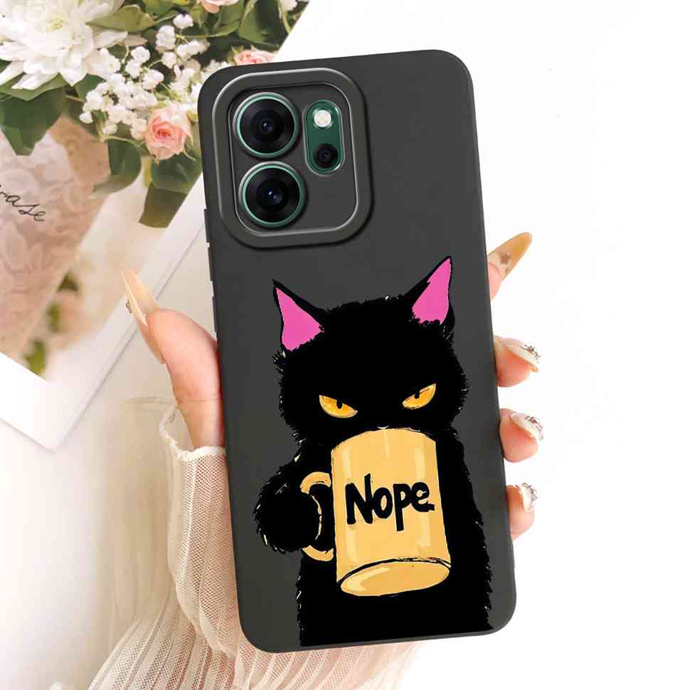 Чехол For OPPO Reno 14F 5G Чехол Кот Дракон Защита Камеры Задняя Крышка Для OPPO Reno14F Reno14 F CPH2743 5G Coque