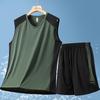 Большие размеры 6XL-13XL Летние комплекты из 2 предметов Мужская футболка оверсайз Повседневный комплект шорт Летняя винтажная одежда