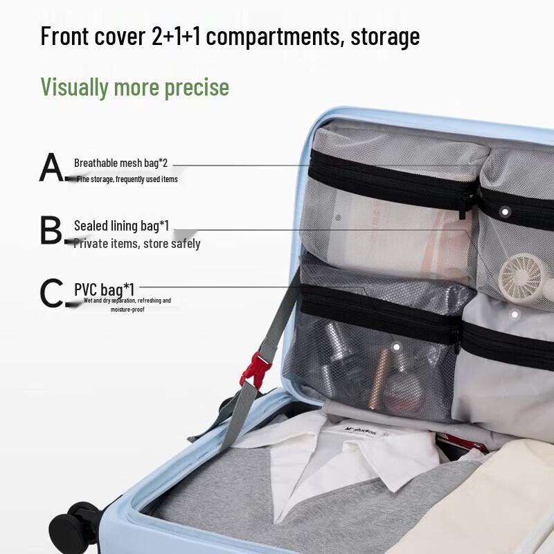 OIWAS Dun Dun Box 24-inch Large Capacity PC Travel Luggage