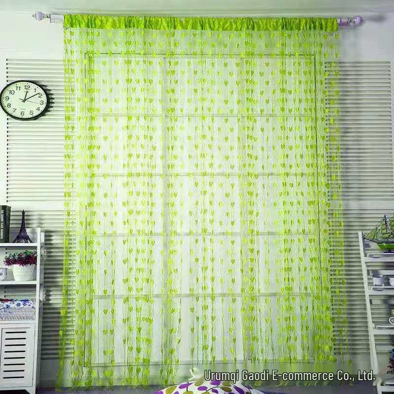 Корейская декоративная штора в форме сердца для свадьбы, гостиной, спальни и ванной комнаты