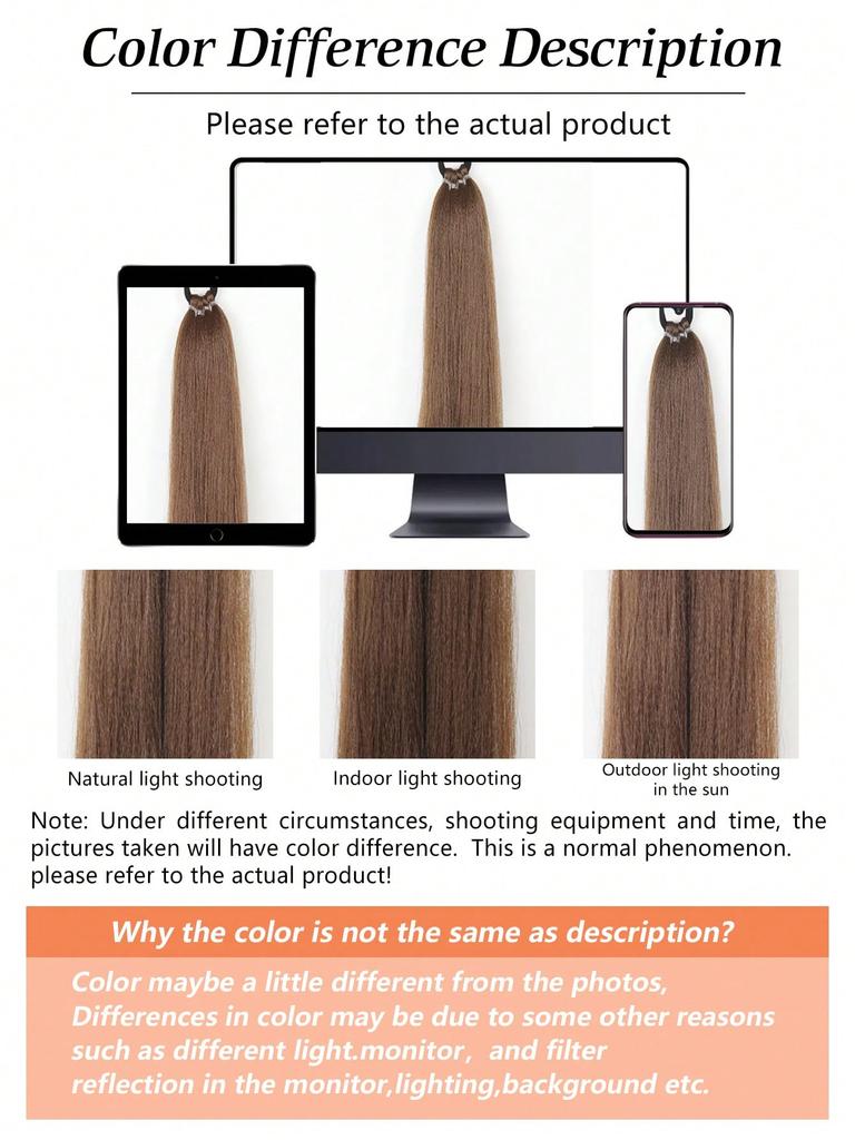 Synthetic 28 Inch Braided Ponytail Extension Long Straight With Rubber Band Braided Ponytail For Women's Daily Use