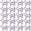 20Pcs Paperclips Bookmarks Metal Cartoon Shaped Office Supplies Clips  Puppy