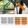 8Pcs Mountain Road Bike Safety Warning Reflective Bicycle Wheel Spoke Reflector Riding Bike Bicycle Warning Reflector