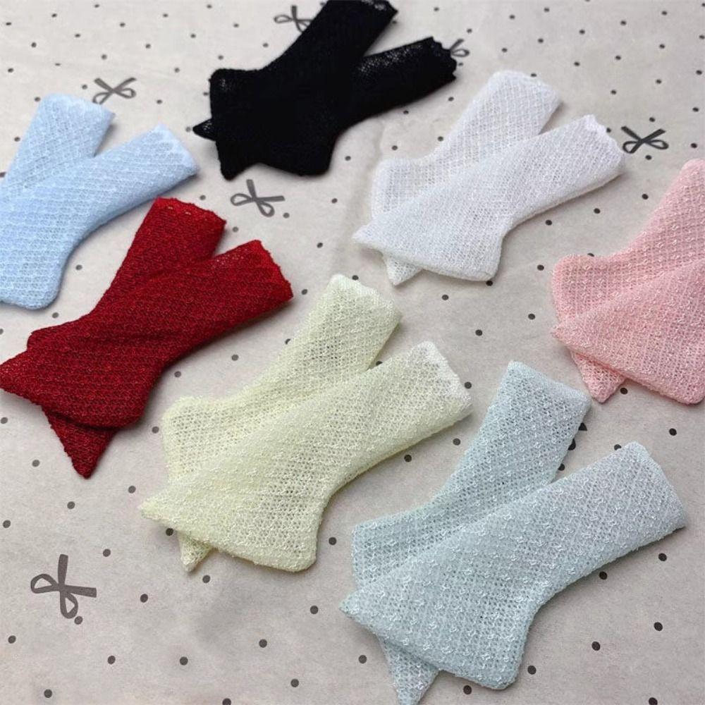 Модные носки, леггинсы, ручная работа, милые эластичные сетчатые носки, чулки для кукол с кружевом для куклы 1/4 BJD 45 см